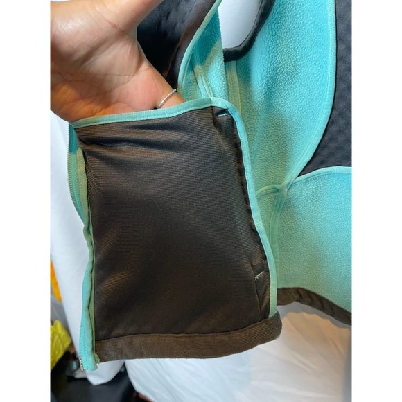 Nike Therma Fit Running Vest Turquoise Fleece Womens 215700-426 Size S - Picture 9 of 11